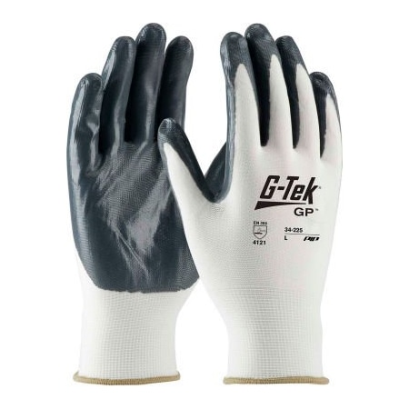 Pip PIP 34-225/XS G-Tek GP Nitrile Coated Nylon Glove, XS 34-225/XS